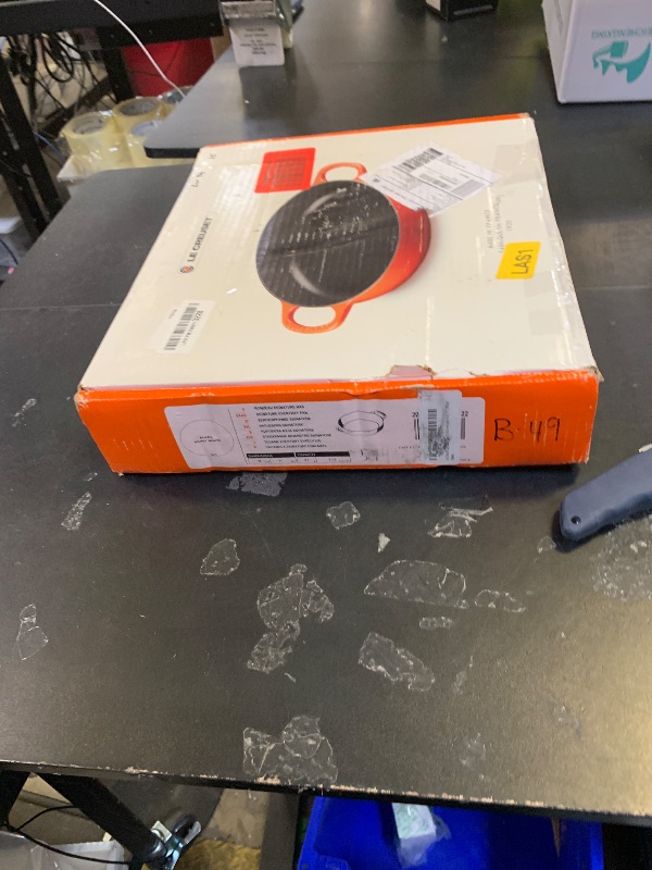 Photo 1 of Le Creuset Signature Cast Iron Everyday Pan, 11", White