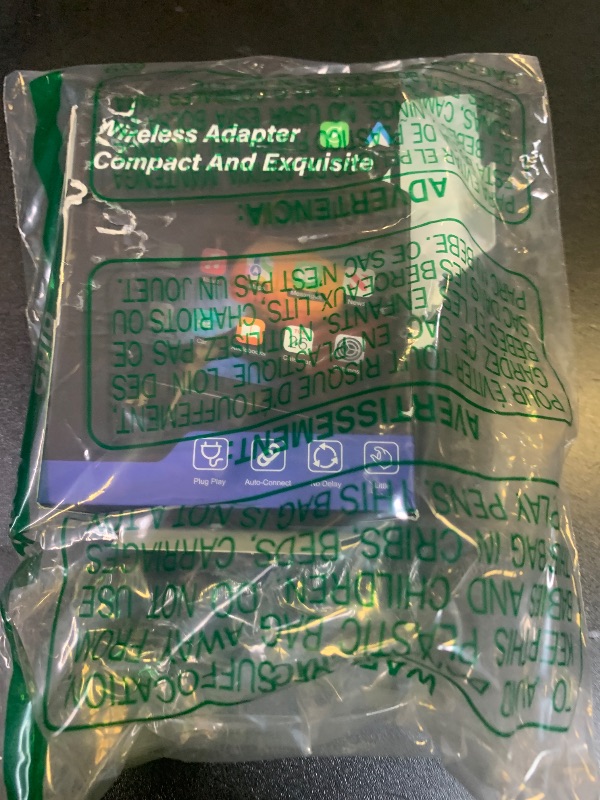 Photo 1 of 2026 Aimoon Mini Wireless CarPlay Adapter Upgrade Wired to Wireless for CarPlay & Android Auto Plug and Play Fast Auto-Reconnect Stable Control Zero Delay Car Play for iPhone iOS 10+ Android 11+