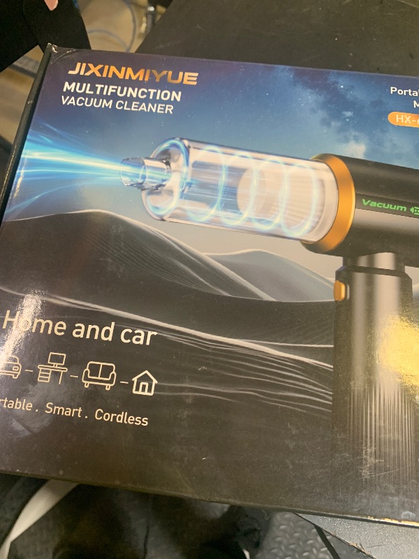 Photo 1 of JIXINMIYUE Car Handheld Vacuum Cordless: Car Vacuum Cleaner with 16000Pa Ultra-Strong Suction, Brushless Motor & HEPA Filter - Lightweight Design for Drivers and Office Workers - Charcoal