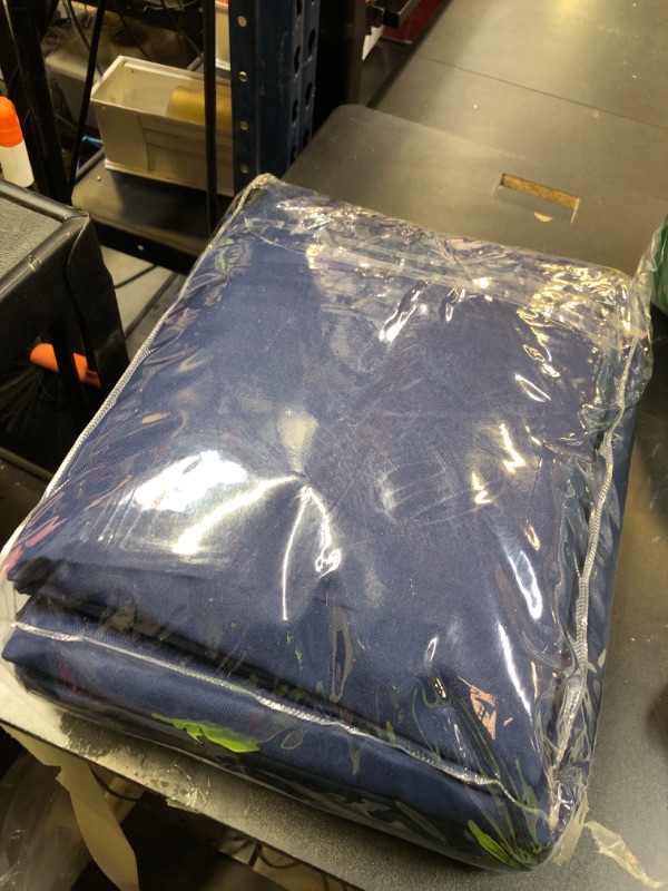 Photo 1 of BRILLMAX 4 Pack Navy Blue Round Tablecloths 132 Inch for 72” Tables - 150 GSM Polyester Fabric, Floor Length Drop, Water, Stain & Wrinkle Resistant Cloth Cover for Wedding Reception Banquet Dining