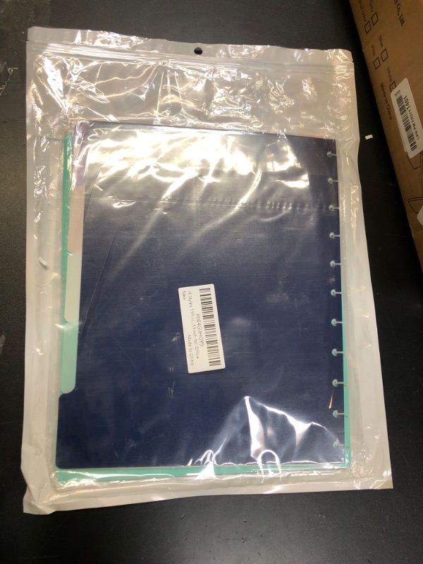 Photo 1 of (4 Styles 11Pcs) Letter Size Discbound Pocket Dividers Planner Pocket Inserts 11 Disc Pocket Inserts Disc Planner Cover Discbound Notebook Accessories Discbound Pocket Folders 8.5 x 11inch for Office