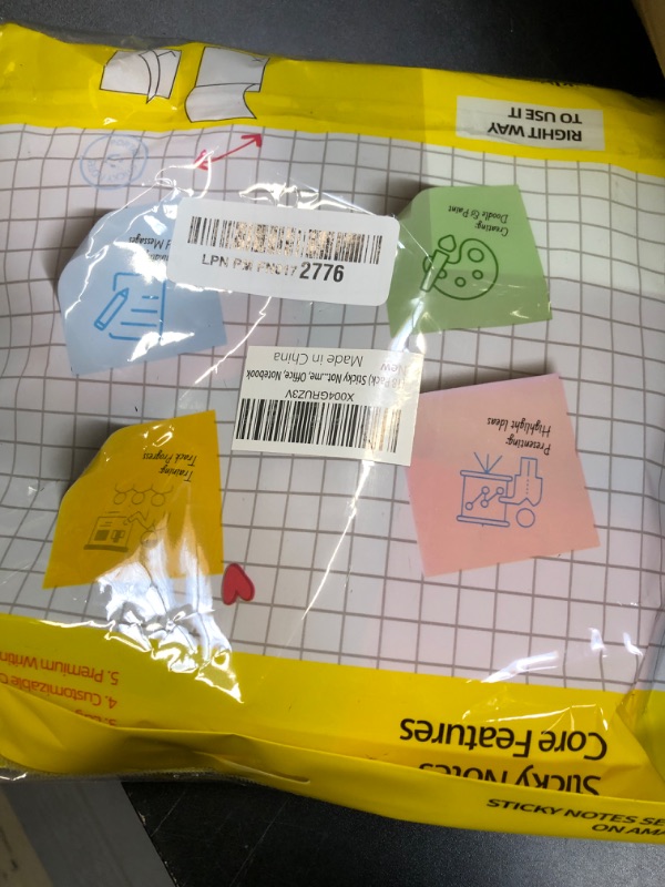 Photo 1 of (18 Pack) Sticky Notes 3x3 in Post, Vintage Colors, Sticky Pads, Strong Adhesive, Recyclable, Self-Stick Pads, Easy to Post for Home, Office, Notebook