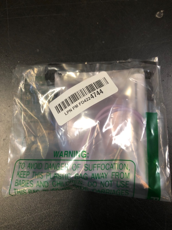 Photo 1 of [with Safety Lock] for Beats Fit Pro Case Cover,Clear Case for Apple Beat Fit Pro 2021,Beat Fit Pro Accessories with Anti-Lost Keychain/Silicone Wrist Strap(Clear Purple)