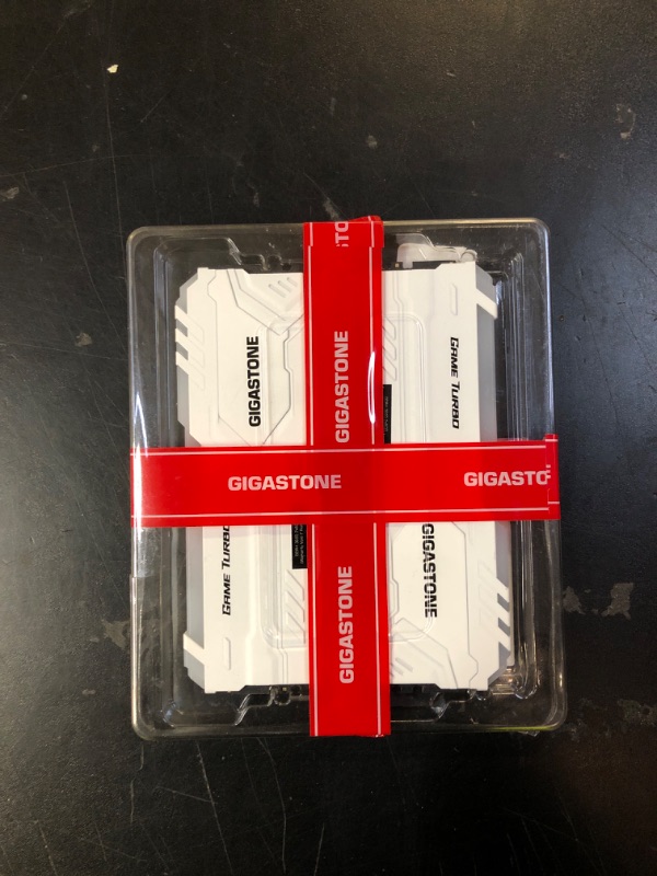 Photo 1 of ?RGB DDR4 RAM?GIGASTONE Game TURBO 16GB Kit (2x8GB) DDR4 3600MHz PC4-28800 CL 18-22-22-42 Intel XMP 2.0 AMD Ryzen 1.35V UDIMM 288 Pin Unbuffered Non ECC High Performance Gaming Desktop Memory - White
