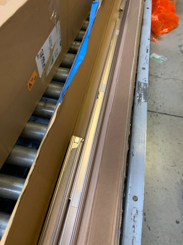 Photo 1 of Samsung 85” The Frame Customizable Bezel (2025 Model), Magnetic, Quick and Easy Installation, VG-SCFF85SGMZA, Sand Gold Metal..