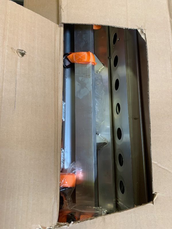 Photo 1 of VEVOR Motorcycle Carrier, 2-Bike 600 LBS Aluminum Motorcycle Carrier Hitch Mount, Loading Ramp, Scooter Dirt Bike Trailer Hauler, Ratchet Straps and Stabilizer, for Car, Truck with 2" Hitch Receiver