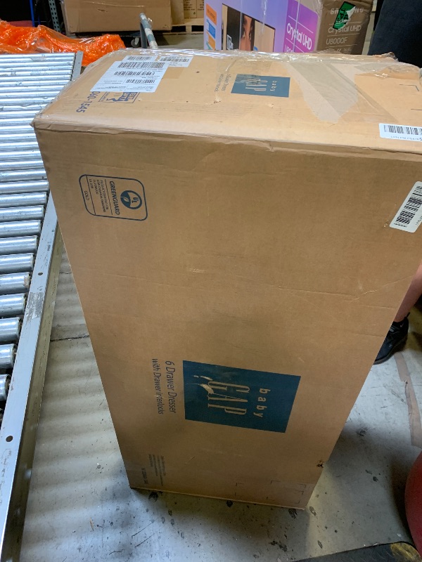 Photo 1 of babyGap Skye 6 Drawer Dresser with Interlocking Drawers by Delta Children - Greenguard Gold Certified, Antique White