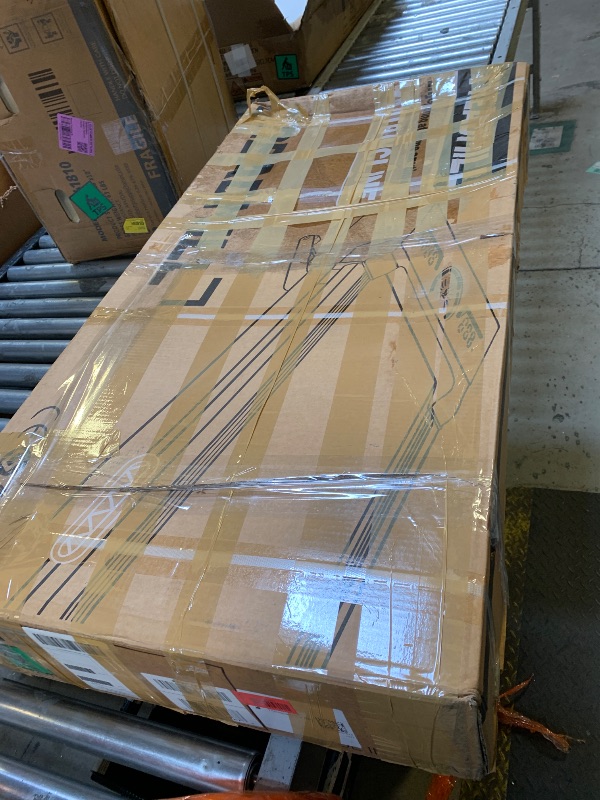 Photo 1 of TRAILVIBER Walking Pad Treadmill with 12% 9-Level Auto Incline, 450 lbs Capacity RGB LED Screen, Bluetooth Speaker Under Desk Treadmill, Compact Treadmills for Home Hiking, Black