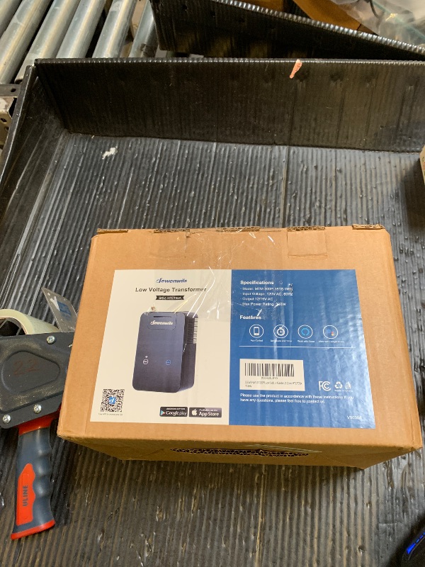 Photo 1 of DEWENWILS 300W Low Voltage Landscape Transformer WiFi with 2 Zones, Outdoor Landscape Lighting Transformer, 120V AC to 12/15V AC, Compatible with Alexa & Google Assistant