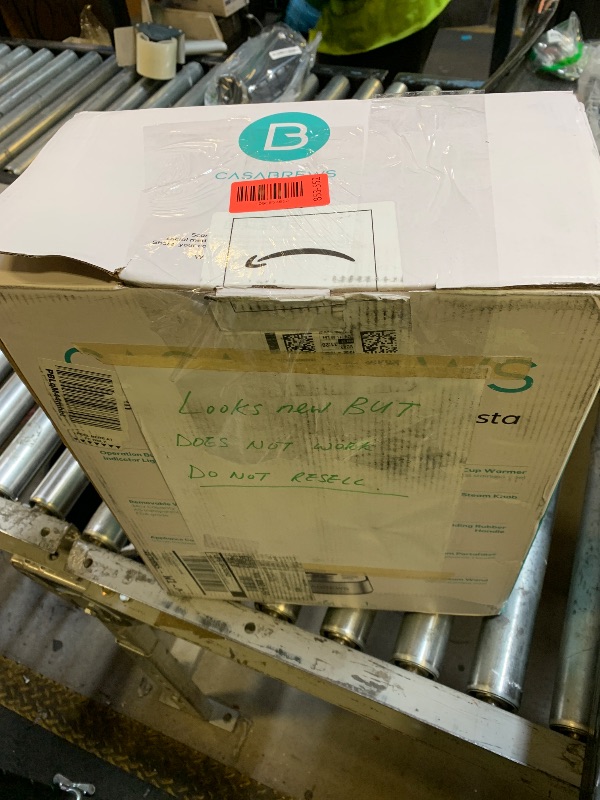 Photo 1 of CASABREWS 5418 PRO Espresso Machine 20 Bar, Upgraded Espresso Maker with Powerful Steam Milk Frother, Stainless Steel Coffee Machine with Fast Heating System for Cappuccino, Latte, Silver