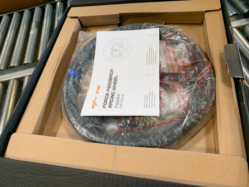 Photo 1 of PXN V99 3.2Nm Force Feedback Gaming Steering Wheel – 270-900 Degree, 11.8-inch, Hall 3-Pedal, H Shifter - Sim Racing Wheel for PC, PS4, Xbox One, Xbox Series X|S