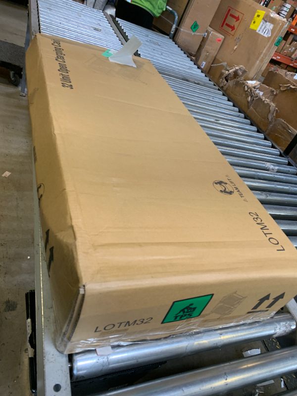 Photo 1 of Luxor LOTM32 32-Device Open Charging Cart, Two-Shelf Tablet/Chromebook Storage Station, UL Listed 16-Outlet Power Strips, Cable Clips, 2" Casters, Gray/White