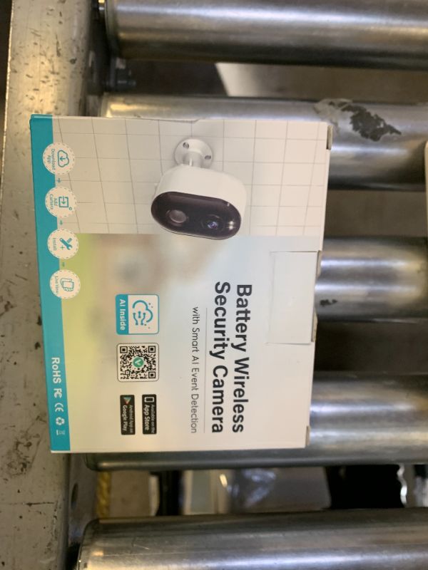 Photo 1 of Security Cameras Wireless Outdoor, Battery Powered 2k Color Night Vision, AI Motion Detection Spotlight Siren, IP66 Weatherproof, 2-Way Talk, SD/Cloud Storage, 2.4Ghz WiFi Cameras for Home Security