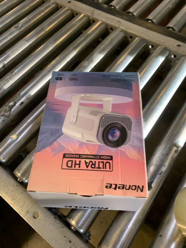 Photo 1 of [Projector 2026 Upgraded] Mini Projector Support 4K 1080P Auto Keystone 270°Rotatable with WiFi 6 and Bluetooth 5.2 Projector Portable Compatibile with HDMI/TV Stick/Memory Stick/Laptop,White