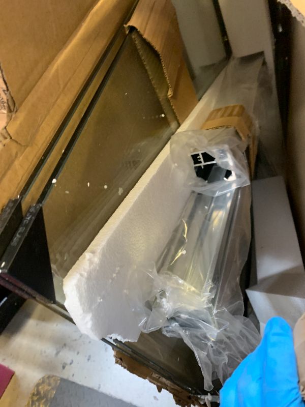 Photo 1 of DreamLine Encore 56-60 in. W x 76 in. H Semi-Frameless Bypass Shower Door in Chrome, SHDR-1660760-01