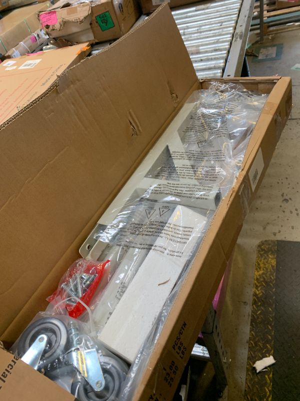 Photo 1 of Simple Houseware Commercial Grade Z-Base Double Rod Garment Rack, 600lb Load, 63 inch, Silver