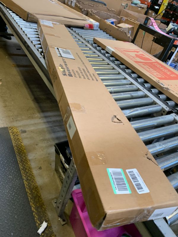 Photo 1 of Simple Houseware Commercial Grade Z-Base Double Rod Garment Rack, 600lb Load, 63 inch, Silver