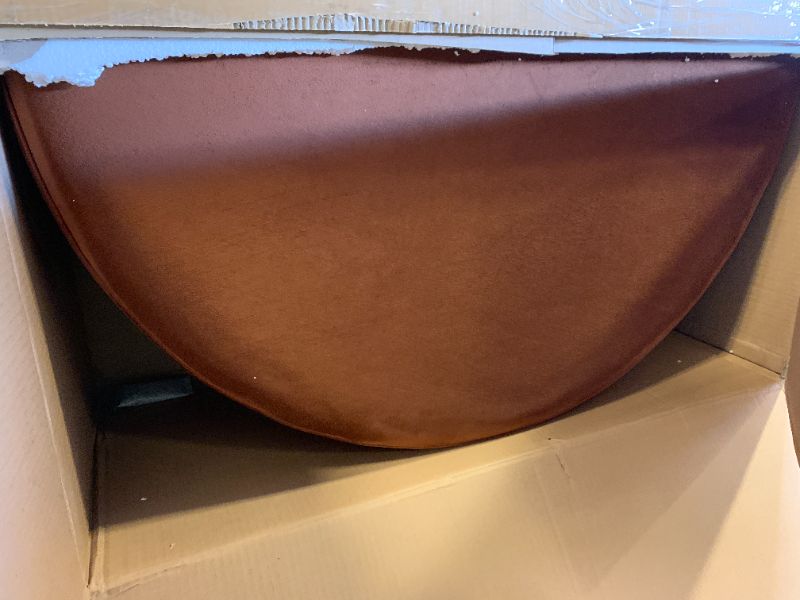 Photo 1 of Modway Large 38" Round Performance Velvet Upholstered Upholstered Ottoman