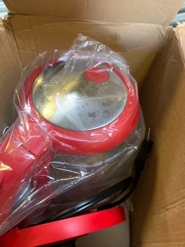 Photo 1 of Cosori Electric Kettle, No Plastic Filter & Spout, Tea Kettle & Hot Water Boiler For Coffee & Tea, Water Heater & Teapot, Automatic Shut Off, Borosilicate glass, Red, 1.7L/1500W