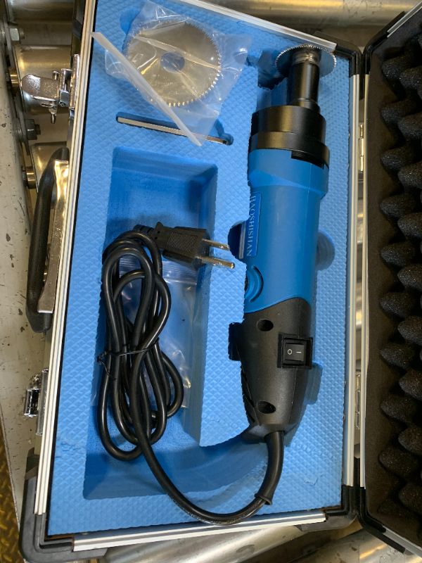 Photo 1 of BAOSHISHAN Cast Cutter Cast Removal Saw Electric Orthopedic Cast Saw with 3 Types of Alloy Blade, Oscillating Speed Adjustment 110V, Model BSS-356 (BLUE)