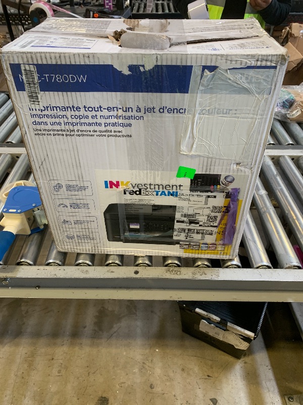 Photo 1 of Brother INKvestment Tank 780 Wireless Color Inkjet All-in-One Printer with Duplex Printing | Includes up to 3 Years of Ink in-Box(1) and a 3-Year Limited Warranty(2) (MFC-T780DW)
