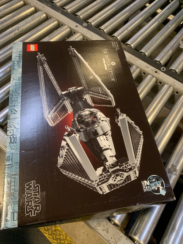 Photo 1 of LEGO Star Wars Ultimate Collector Series TIE Interceptor Model Building Set, Star Wars Collectible with TIE Pilot Minifigure, Creative Build and Display Starfighter Set for Adults and UCS Fans, 75382