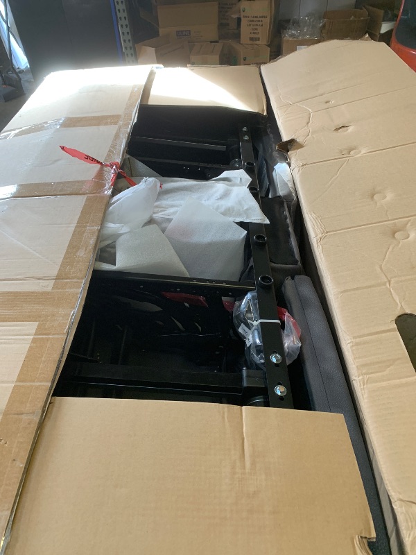 Photo 1 of Signature Design by Ashley Next-Gen DuraPella Power Reclining Loveseat with Console & Adjustable Headrest, USB, Faux Leather, 76" W x 42" D x 42" H, Slate