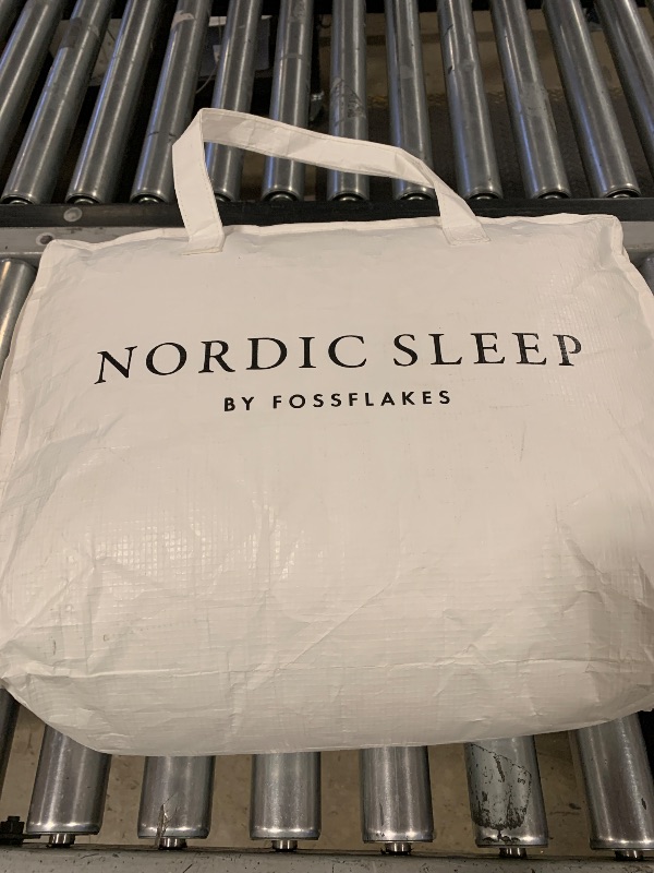 Photo 1 of FOSSFLAKES Side Sleeper Pillow L-Shaped with Cover – Ergonomic Contour Cushion for Body Alignment – Orthopedic Support, Luxury Breathable Bedding by Nordic Sleep