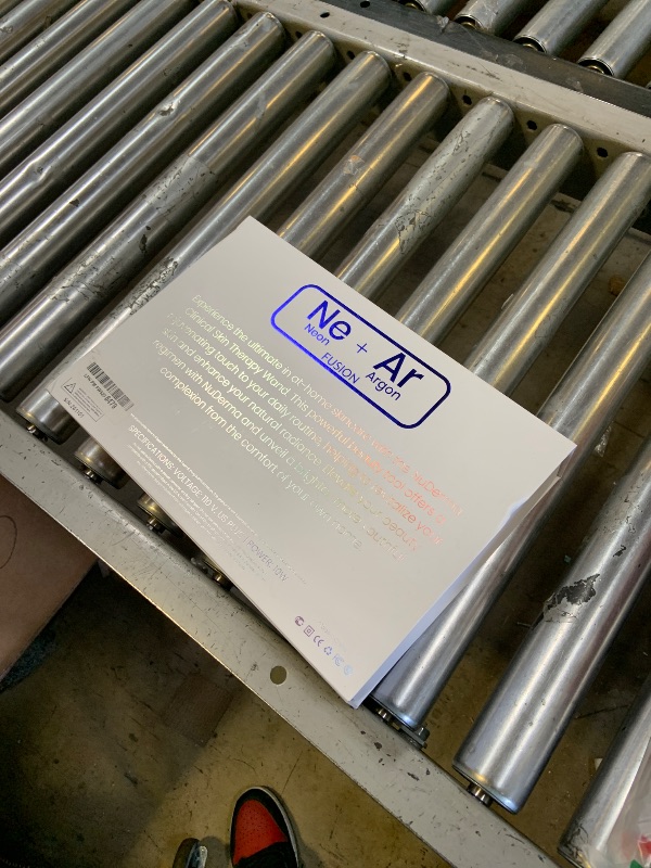 Photo 1 of Pure Daily Care NuDerma Clinical Portable Skin Therapy Wand, Machine with 6 Fusion Neon + Argon Wands – Anti Aging - Clarifying - Skin Tightening & Radiance - Wrinkle Reducing