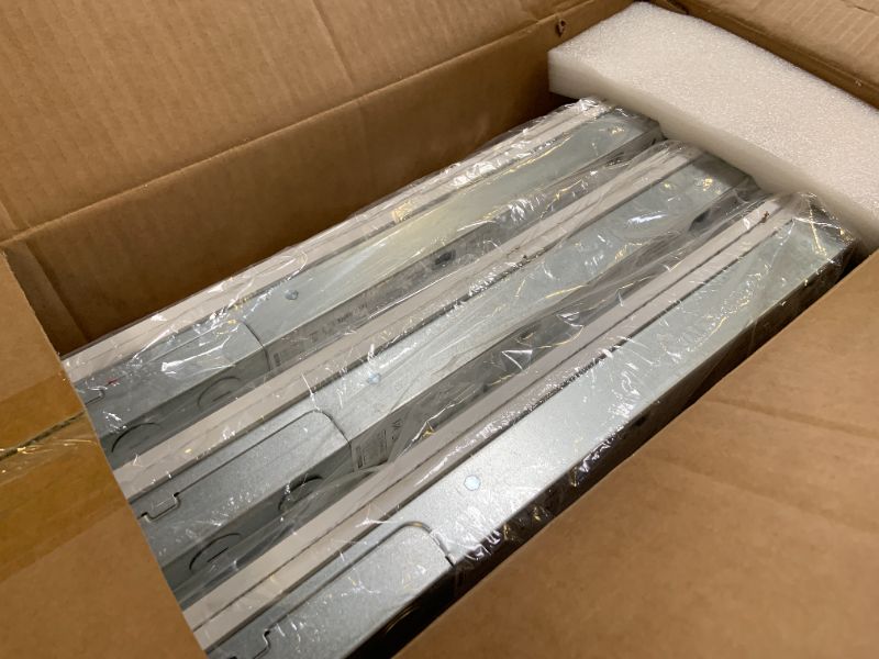 Photo 1 of Biuyum 6 Pack 4X1 Led Flat Panel Light,0-10V Dimmable,3000K/4000K/5000K, 30W/40W/50W, Drop Ceiling Light for Mall, Officeroom, Garage