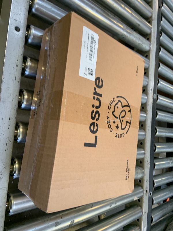 Photo 1 of Lesure Dog Stairs for Small Dogs and Cats Pet Steps Ramp for Bed and Couch with CertiPUR-US Certified Foam with Non-Slip Bottom, Beige, 3 Steps