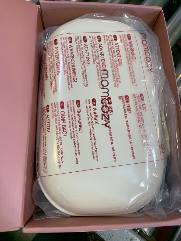 Photo 1 of Momcozy M5 Smart APP Controlled Wearable Breast Pump, Hands-Free Wireless Electric Pump, 3 Modes 9 Suction Levels, BPA-Free, Portable Lightweight, 24mm Flange, 2-Pack Cozy Red