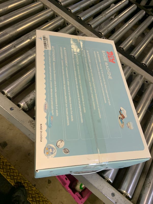 Photo 1 of 300pcs Button Pin Maker Machine Multiple Sizes 1''+1.25''+2.25'' Badge Button Press Machine W/Metal Pinback Button Refills & 3 Button Making Dies & 3pcs Circle Cutter - Pin Press Kit for DIY Button