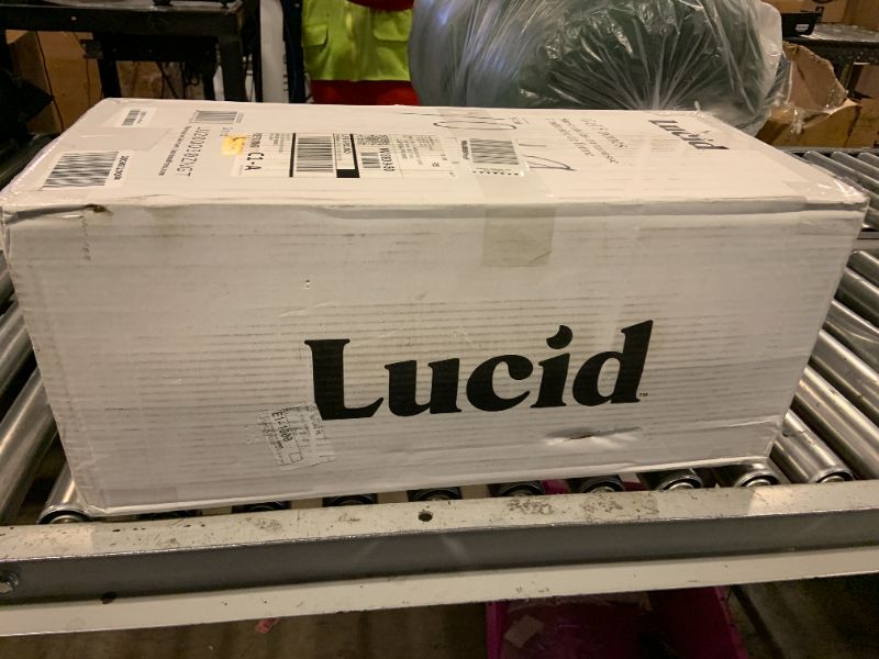 Photo 1 of LUCID 2 Inch Zoned Gel Memory Foam Mattress Topper, Queen