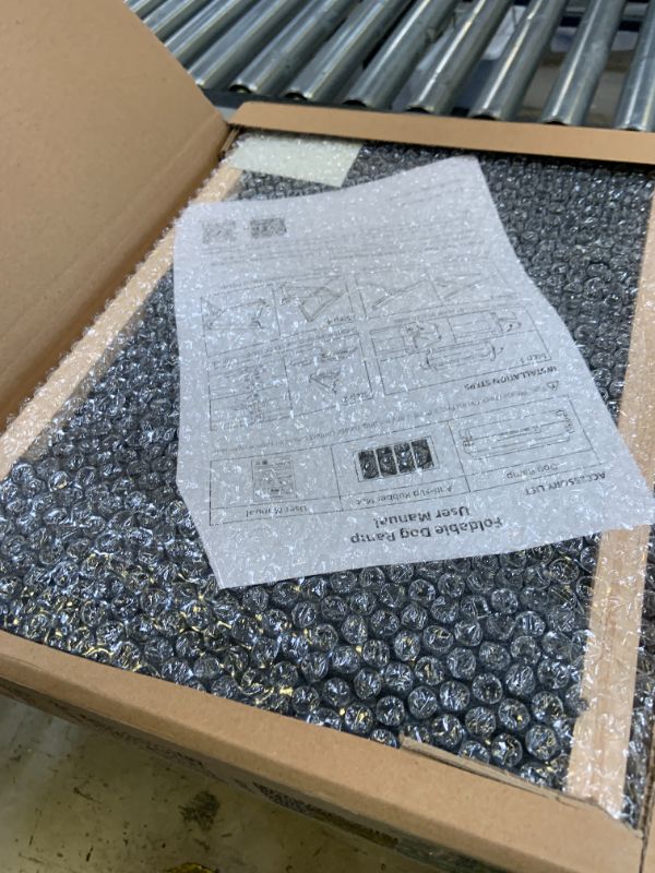 Photo 1 of 2026 Upgraded Dog Ramp for Couch, Foldable Small Dog Ramp for Sofa, 4 Adjustable Height from 13'' to 21", Portable Stable Pet Steps with Non-Slip Pad, Pet Ramps Use for Sofa Couch Stairs