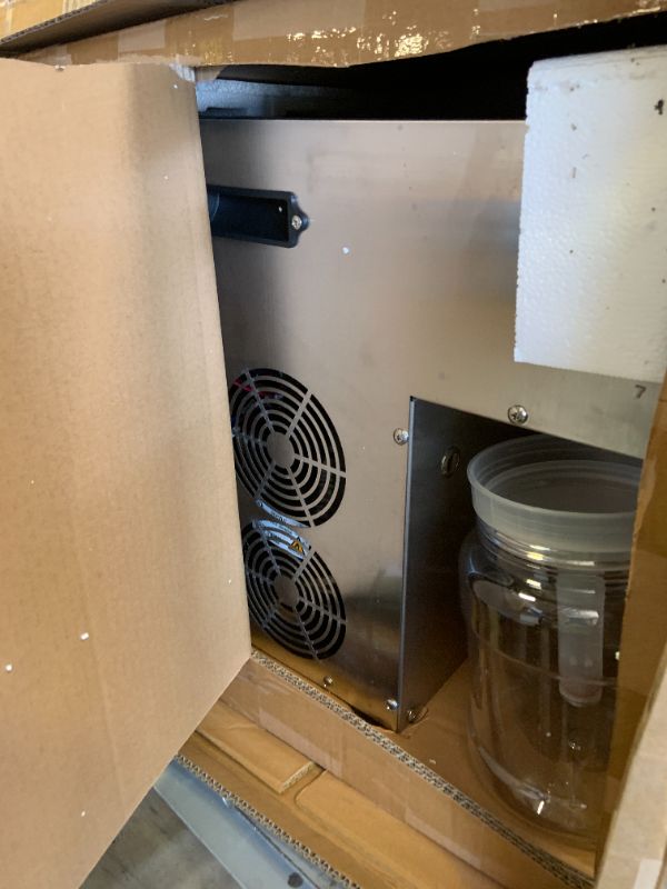 Photo 1 of NEWTRY Commercial Snowflake Ice Machine 198lb/Day Shaved Ice Machine 500W Snow Cone Maker Air Cooling Speed Adjustable Ice Crusher 110V US