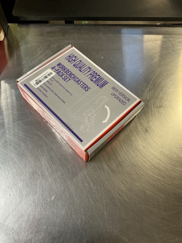 Photo 1 of SPACEKEEPER Workbench Casters kit 720 Lbs Retractable Casters Heavy Duty Bench Caster Wheels Side Mounted Retractable Workbench Wheels Designed for Workbenches Machinery & Tables, 4 Pack