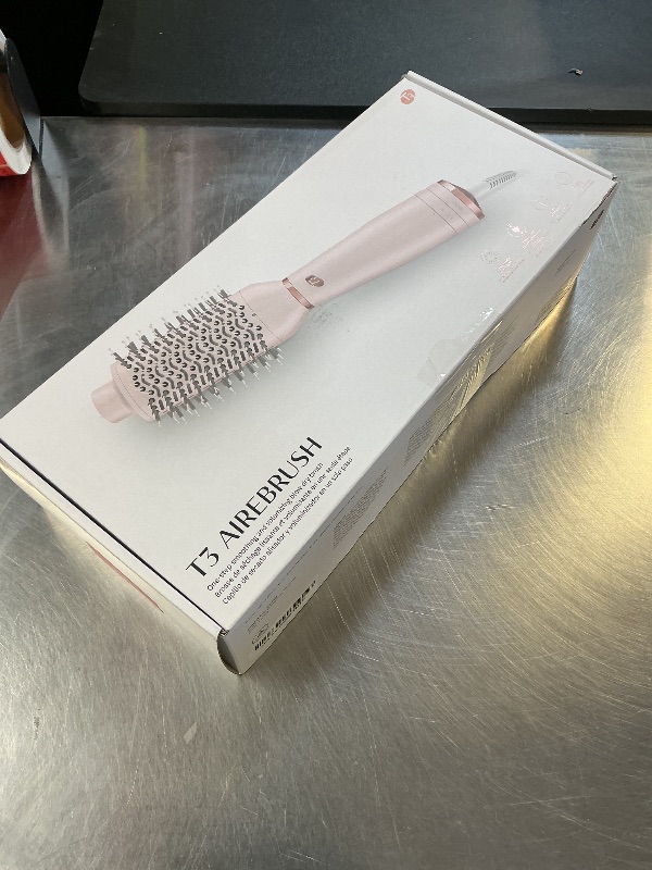 Photo 1 of T3 AireBrush One Step Smoothing and Volumizing Hair Dryer Brush, Blow Dryer Brush for Fast Drying and Styling with Multiple Heat and Speed Settings, Ceramic Oval Brush and Cool Shot