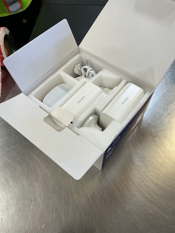 Photo 1 of ANSQUE Solar Security Cameras Wireless Outdoor, 2-Cam-Kit, 2K Home Security Camera System, 365-Day Battery Life, No Subscription Fee, Easy to Install, Color Night Vision, Local Storage