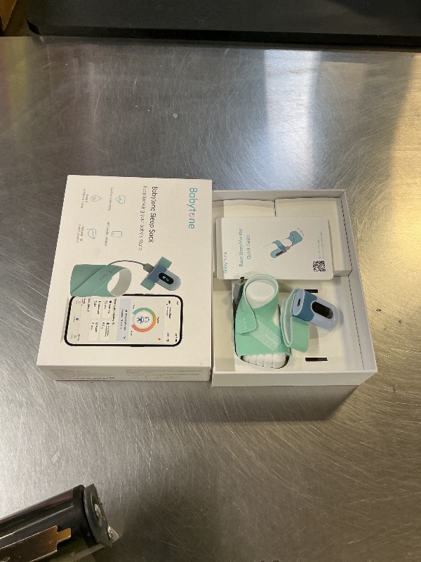 Photo 1 of Babytone Baby Sock Monitor, Tracks Real-Time Heart Rate and Movement, with Notification and Sleep Patterns, Smart Baby Monitor No WiFi with Bluetooth and Free APP, for 0-36 Months Newborn