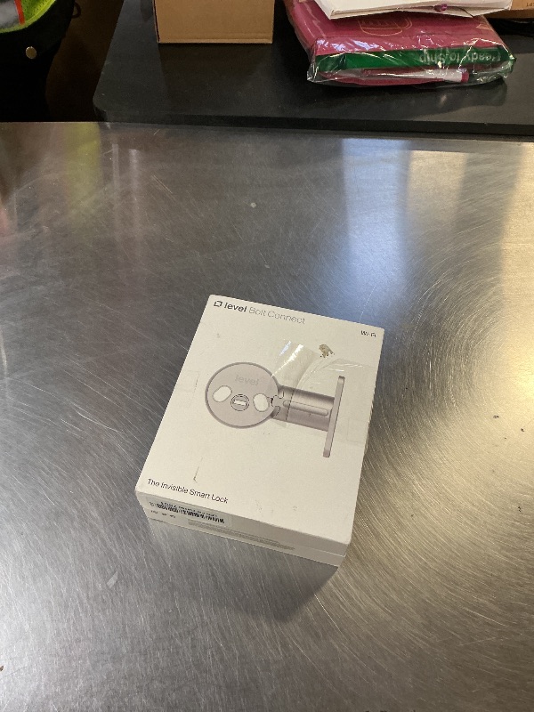 Photo 1 of Level Bolt (Wi-Fi) Smart Deadbolt - Make Your Lock Smart & Keep Existing Hardware and Keys - Lock/Unlock from Anywhere - Level App for iOS & Android - Works with Apple Home, Alexa & Google, White