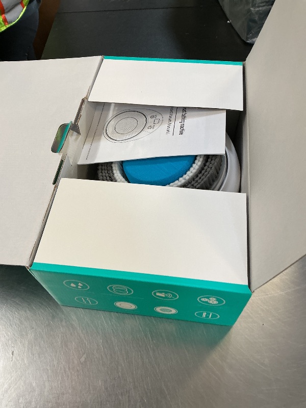 Photo 1 of Calcy Ssay Shower Back Scrubber Wall Mounted, with 4 Replaceable Heads, 7''Electric Large Back Scrubber for Shower Wall, 3 Speed Adjustment Exfoliating Brush for Back Cleansing, Exfoliating