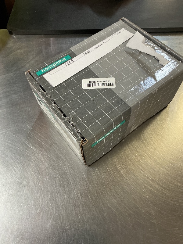 Photo 1 of hansgrohe Ecostat Modern Pressure Balance Shower Valve Trim with Diverter in Chrome, 04447000