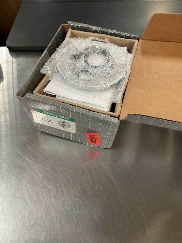 Photo 1 of hansgrohe Ecostat Modern Pressure Balance Shower Valve Trim with Diverter in Chrome, 04447000