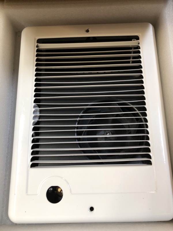 Photo 1 of Cadet Com-Pak Electric Wall Heater Complete Unit With Thermostat (Model: CSC202TW, Part: 67507), 6825/5120 BTU, 240/208 Volt, 2000/1500 Watt, White
