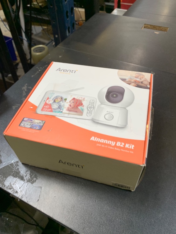 Photo 1 of **INCOMPLETE** ARENTI WiFi Baby Camera Monitor B2 Kit 2025 Upgraded, 5-inch Wireless Display, Smartphone App, Encrypted Connection, Lullaby, Super Night Vision, Auto Tracking, Temp Sensor, Support Local Storage