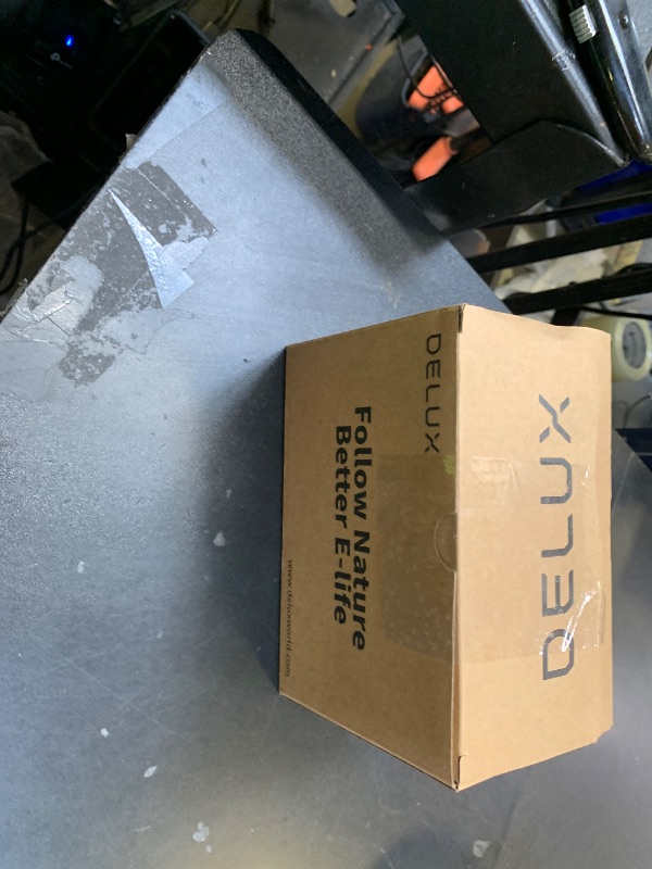 Photo 1 of DELUX Seeker Ergonomic Mouse Wireless, Vertical Mouse with OLED Screen, 6 Buttons&Thumb Wheel Function, Silent Click, Up to 7200DPI, Programmable, Rechargeable, BT/2.4G/Wired, RGB Light(M618XSD-White)