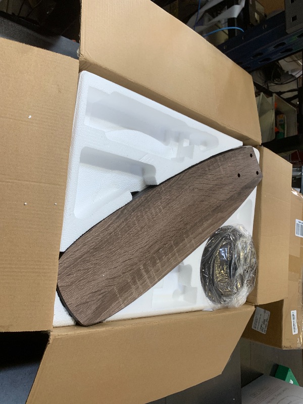 Photo 1 of 52 Inch Farmhouse Ceiling Fan with Light and Remote, Oil Bronze Industrial Flush Mount Ceiling Fans with 6 Speed Reversible Motor and Dual Finish 5 Blades, Rustic Ceiling Fan for Living Room, Bedroom