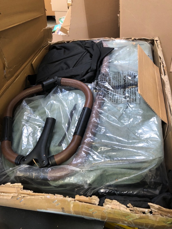 Photo 1 of Strolee Lightweight Double Side by Side Stroller - 22 Lbs, 9.5" Compact Fold, Twin Nap Ready Seating, No Rethread Harness, Magnetic Buckle & Ultra Plush Seat 60Lb Max Per Seat- (v2 Sage)