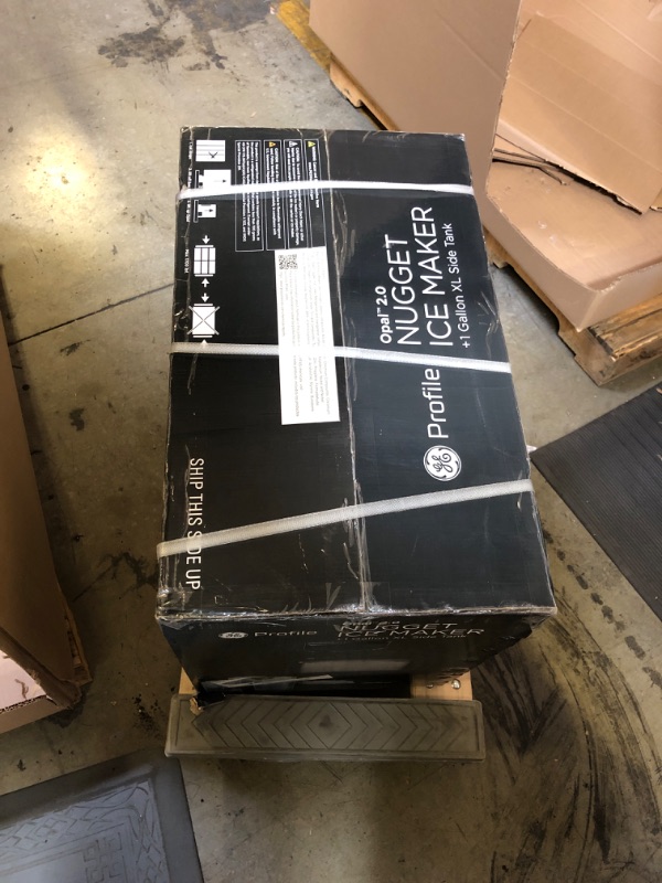 Photo 1 of Profile GE Profile Opal 2.0 XL with 1 Gallon Tank, Chewable Crunchable Countertop Nugget Ice Maker, Scoop Included, 38 lbs in 24 Hours, Pellet Ice Machine with WiFi & Smart Connected, Black Stainless (factory sealed)